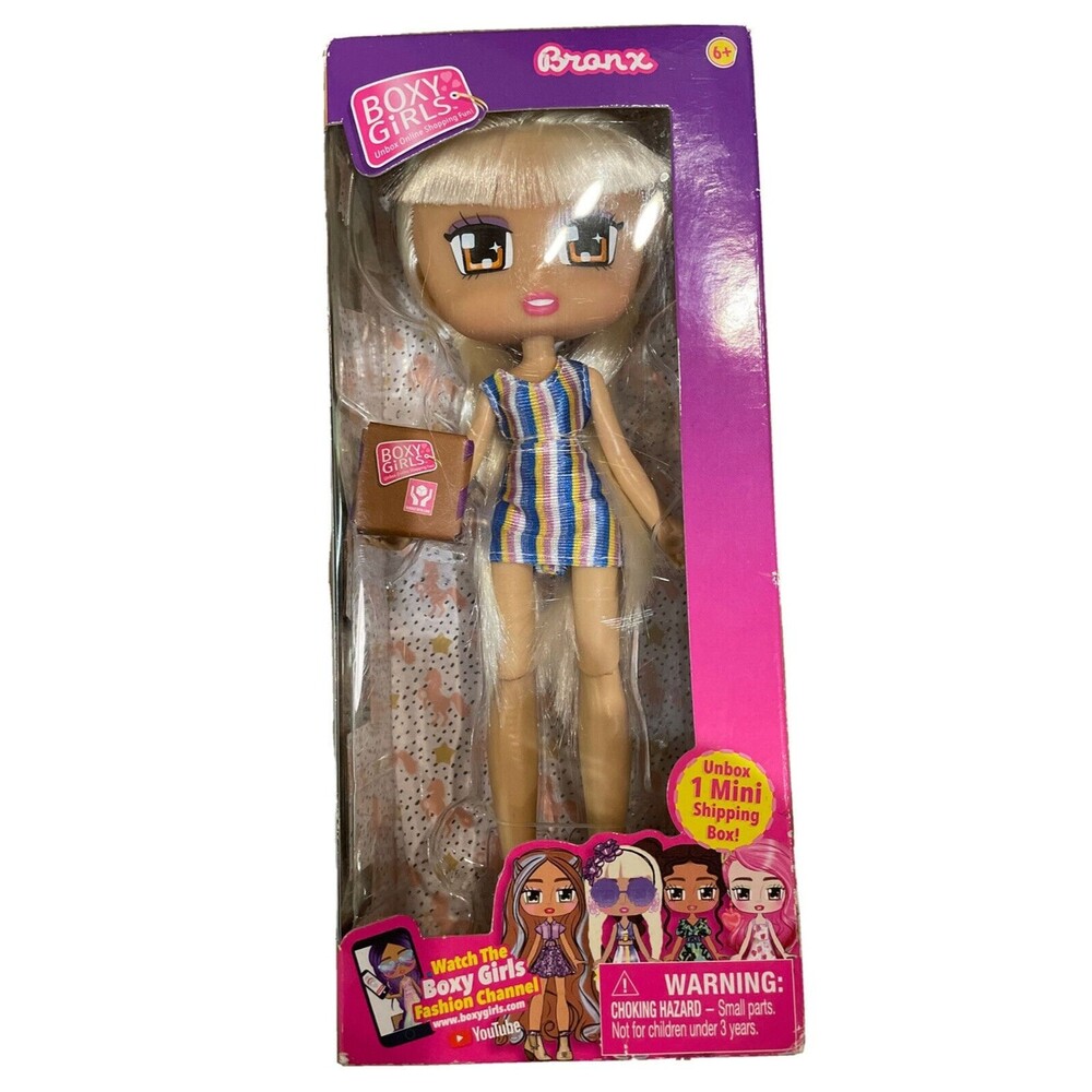 Boxy Girls BRONX Fashion Doll  Mini Shipping Box New Sealed
